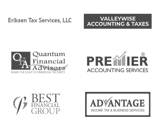 Eriksen Tax Services, Valley Wise Accounting & Taxes LLC, Quantium Financial Advisors PA, Premier Accounting Services, Best Financial Group, Advantage Income Tax Service