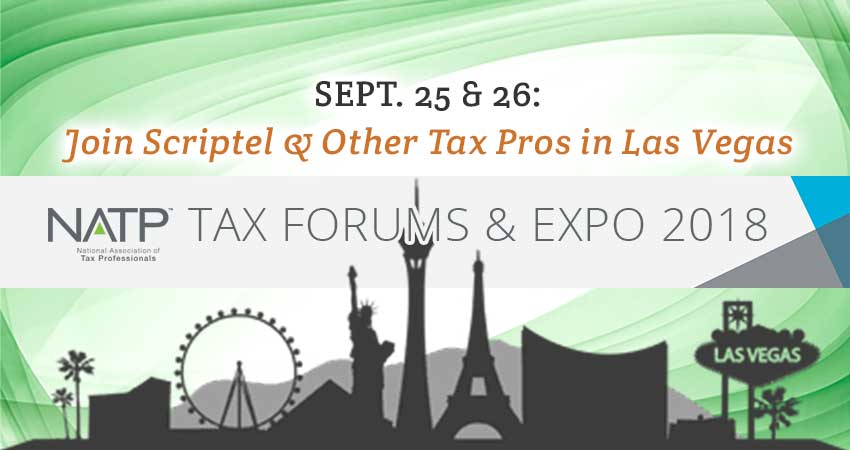 SEPT. 25 & 26: Join Scriptel & Other Tax Pros in Las Vegas