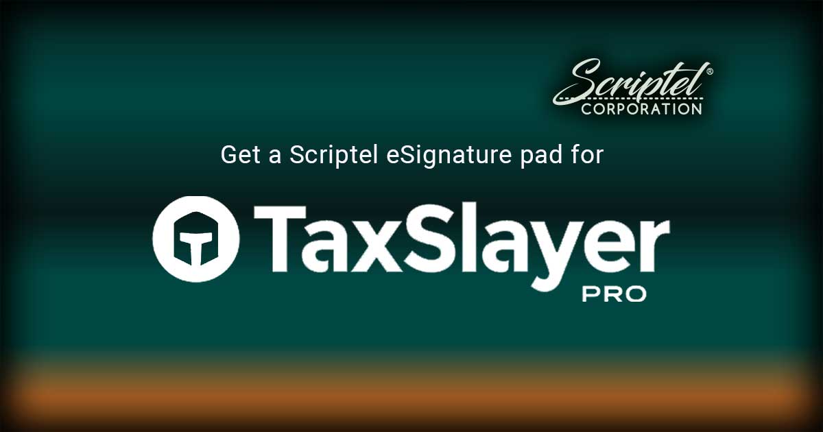 TaxSlayer Pro Professional Tax Software and Scriptel Pads