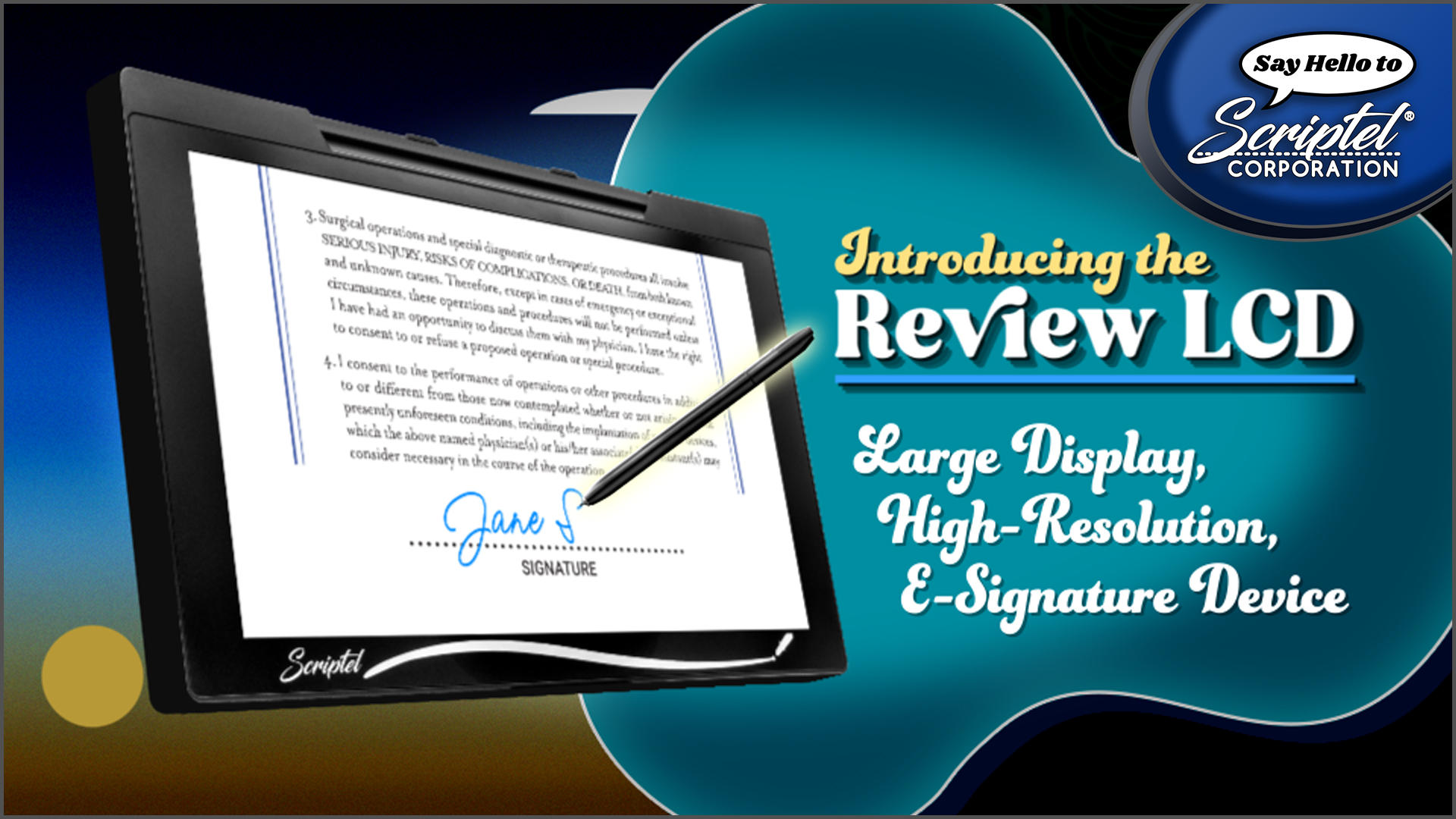 Introducing The Review LCD Large Full Color High Resolution Display 